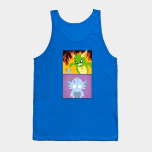 Dragon Chibi Comic Tank Top